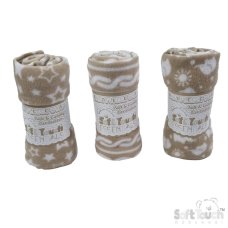 FBP10-COF: Coffee Printed Supersoft Roll Wrap